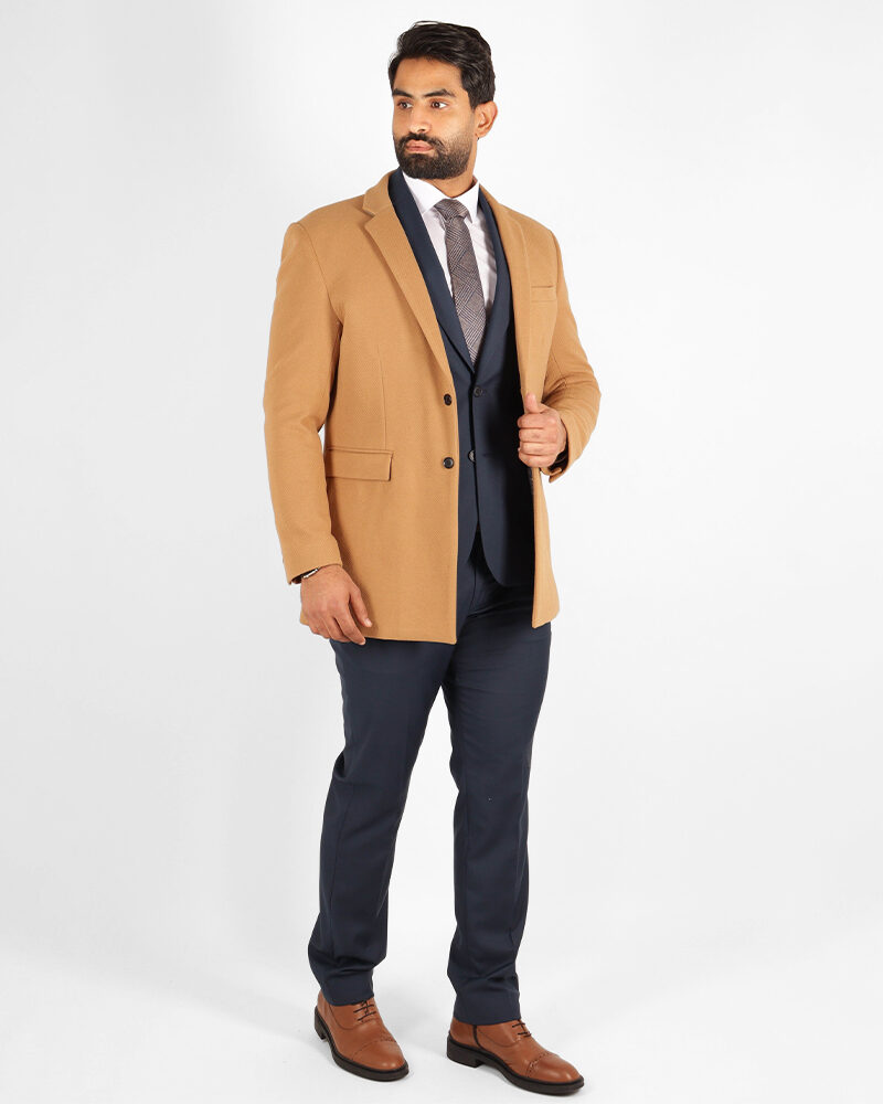 Manteau Laine Camel