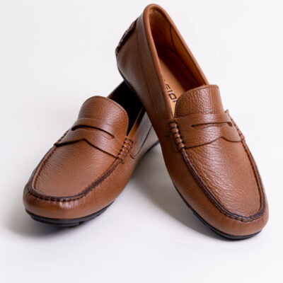 Mocassin Camel Crispé
