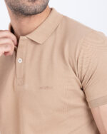 Polo uni beige – Image 2
