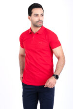 Polo uni rouge – Image 3