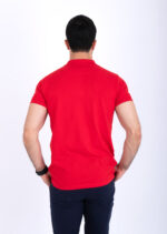 Polo uni rouge – Image 4