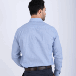 Chemise bleu gris ref209 – Image 4