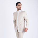 Costume Traditionnel Beige-Blanc – Image 2