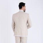 Costume Traditionnel Beige-Blanc – Image 4
