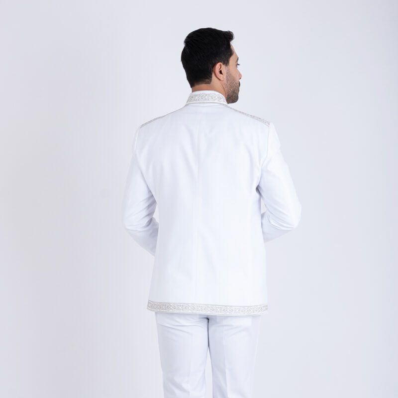 Costume Traditionnel Blanc-Beige – Image 5