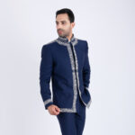 Costume Traditionnel Bleu-Beige – Image 2