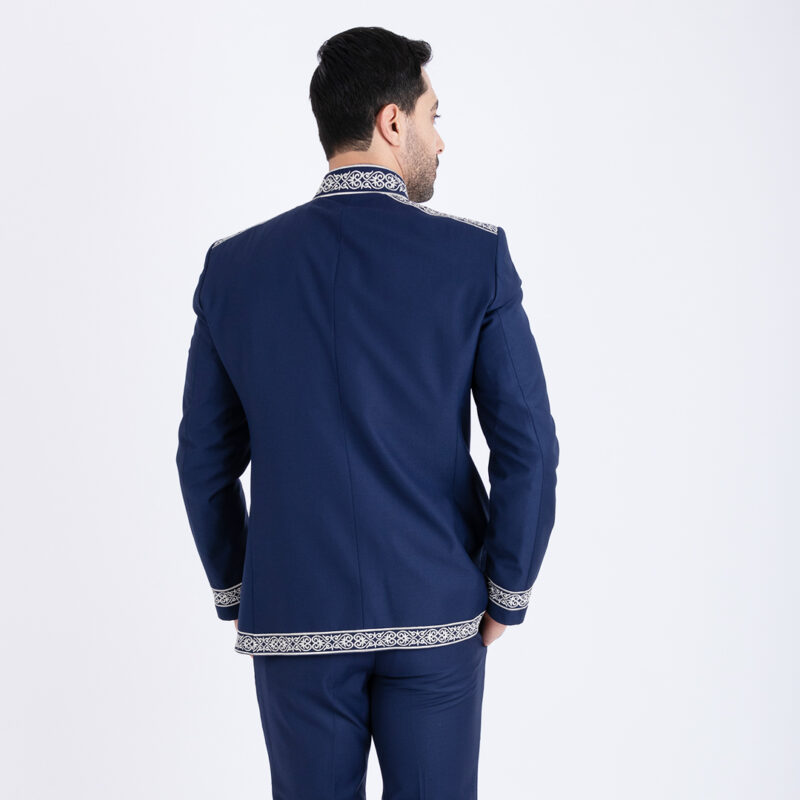 Costume Traditionnel Bleu-Beige – Image 6