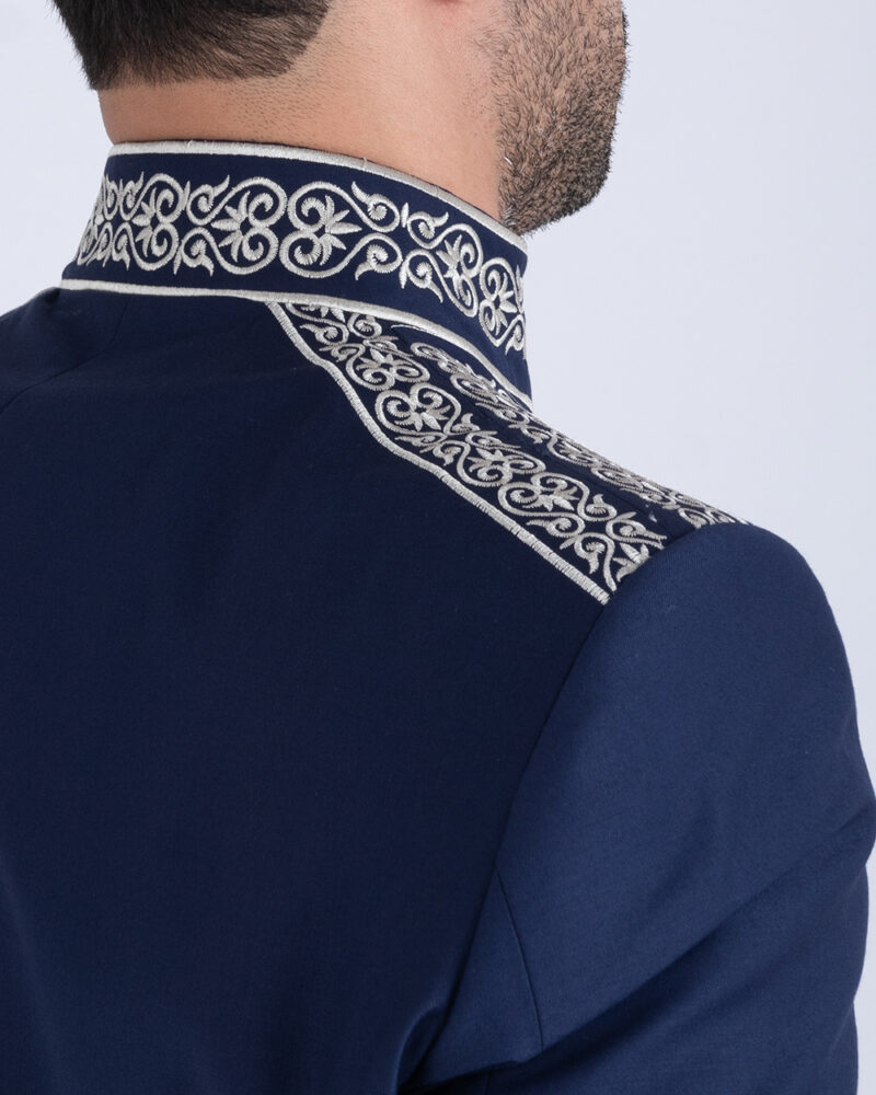 Costume Traditionnel Bleu-Beige – Image 3