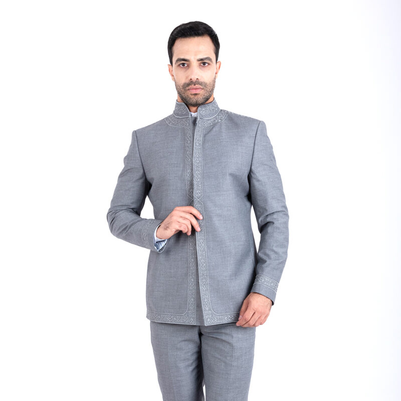 Costume Traditionnel gris – Image 2