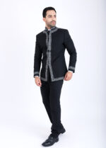 Costume Traditionnel Noir-gris – Image 3