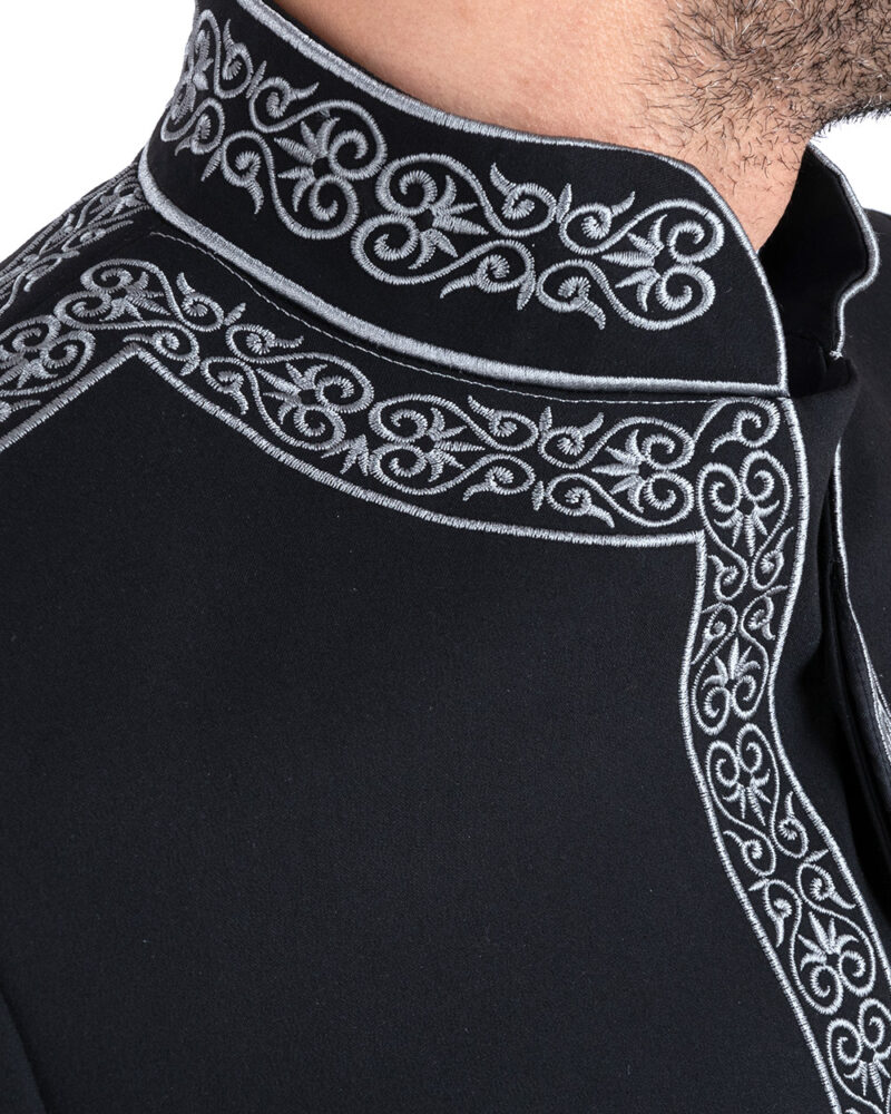 Costume Traditionnel Noir-gris – Image 5