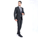 Costume Gris Charbon