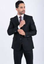 costume noir élégant pour mariage homme