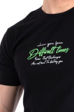 T-shirt Imprimé noir – Image 2