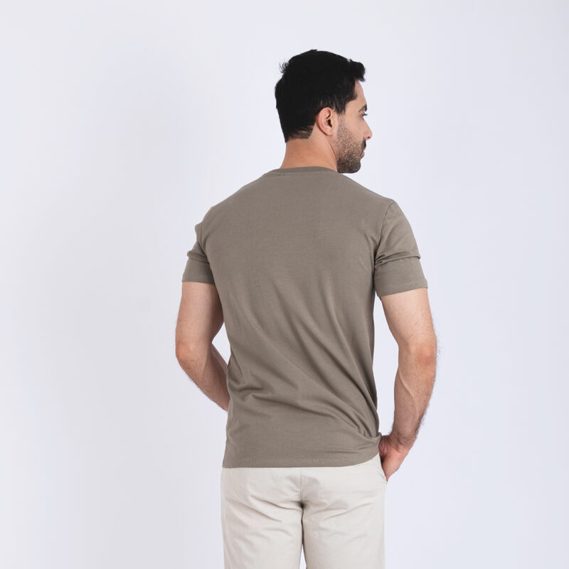 T-shirt Imprimé vert militaire – Image 3