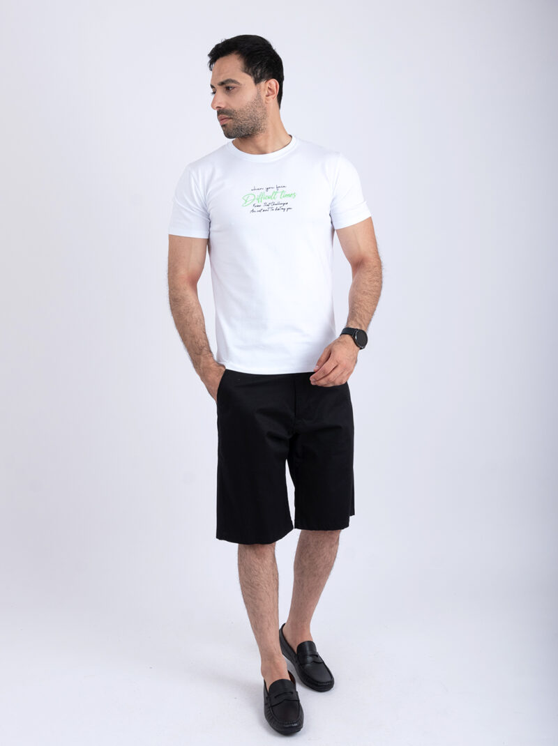 T-shirt Imprimé blanc – Image 4