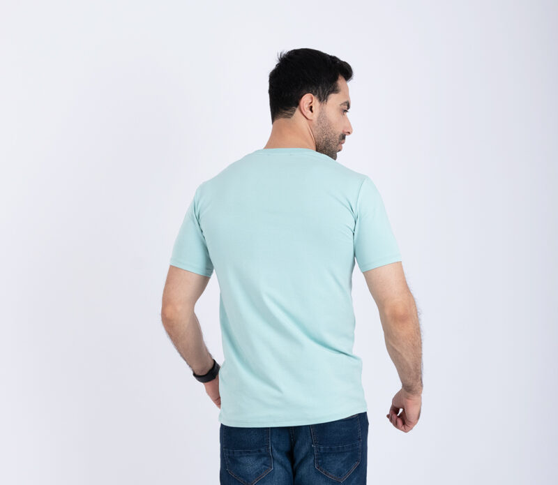 T-shirt vert d'eau ref140 – Image 3