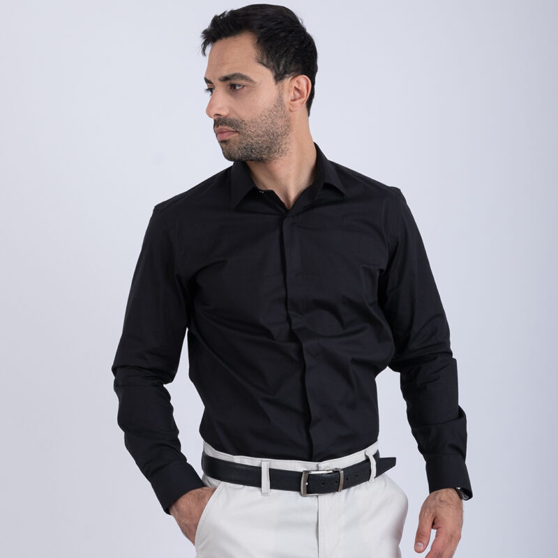 Chemise Noir ref207 – Image 1