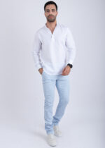 Chemise Col Mao Blanc ref208 – Image 8