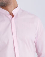 Chemise Col Mao Rose – Image 2