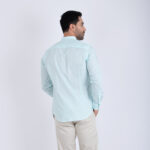 Chemise col mao vert – Image 4