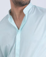 Chemise col mao vert – Image 2