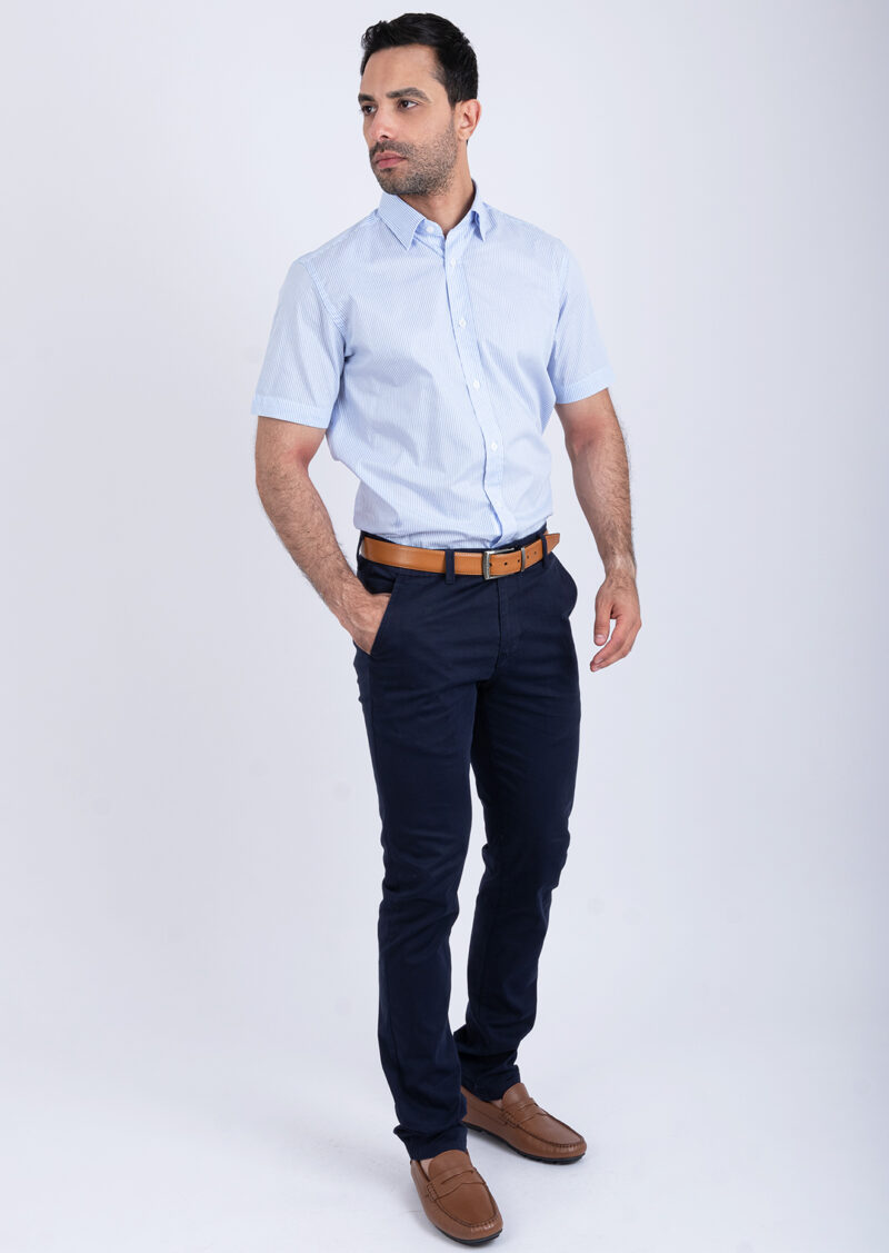 Chemise demi manche ciel – Image 4