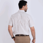 Chemise demi manche beige – Image 4