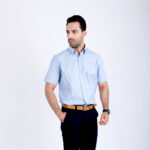 Chemise demi manche Bleu Ray