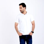 Polo uni Blanc