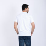 Polo uni Blanc – Image 3