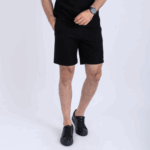 Short Piqué Noir