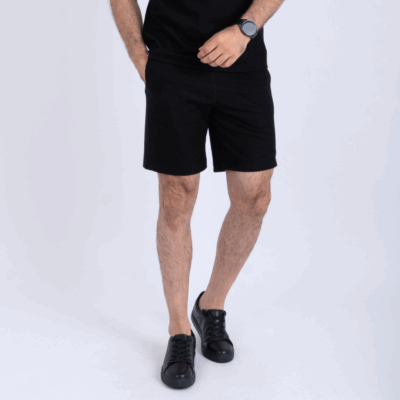 Short Piqué Noir