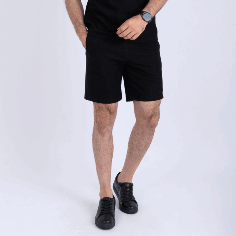 Short Piqué Noir – Image 1
