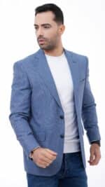 Veste homme bleu clair casual chic – ÉVASION