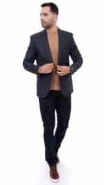 Pantalon Bleu gris Foncé ref:145 – Image 5