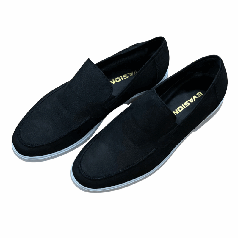 Mocassin Nubuck Noir – Image 2