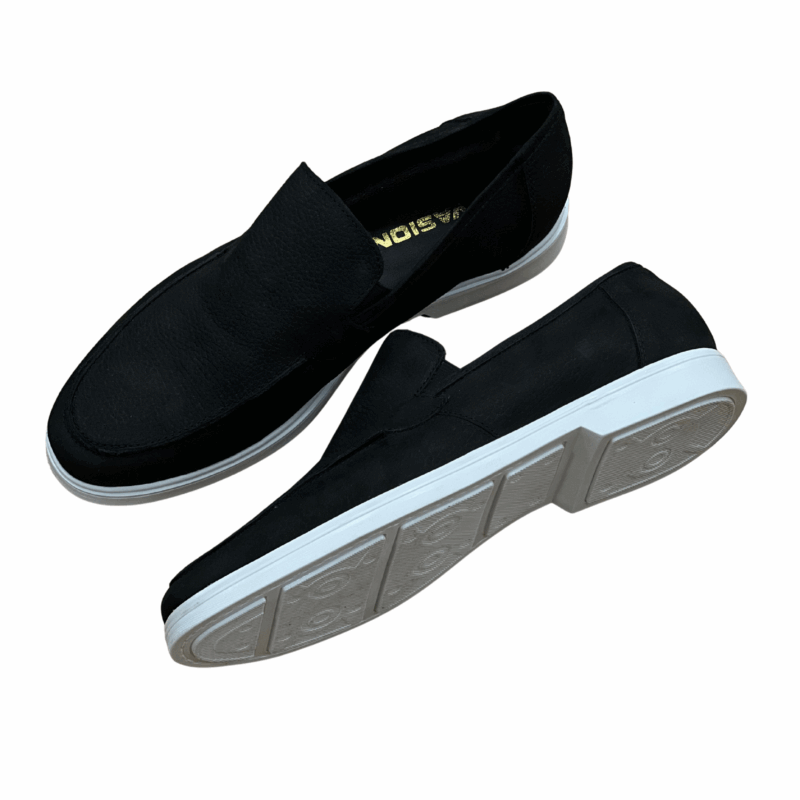 Mocassin Nubuck Noir – Image 3