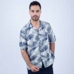 Chemise Lin Bleu