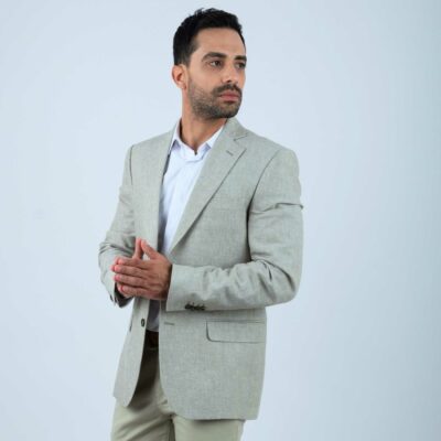 Veste Homme lin vert -evasion