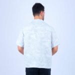Chemise Lin Gris Clair – Image 3