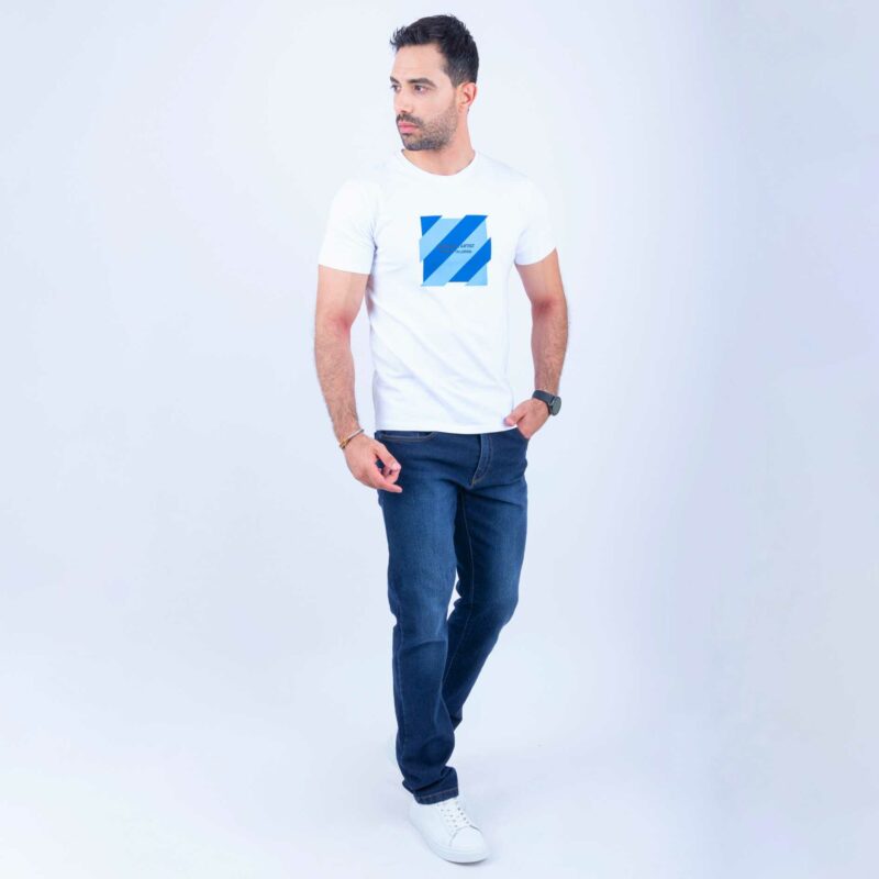 T-shirt blanc ref140 – Image 2
