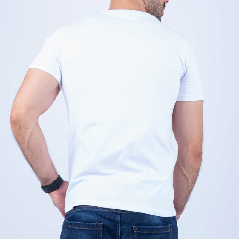 T-shirt blanc ref140 – Image 4