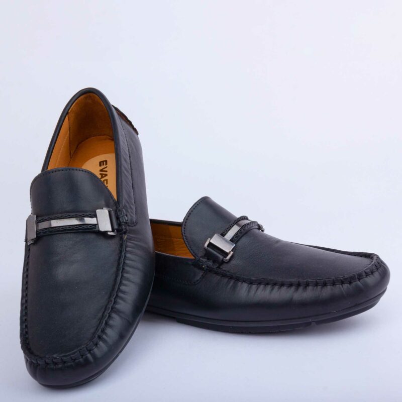 Mocassin Noir Cuir ref:m06 – Image 4
