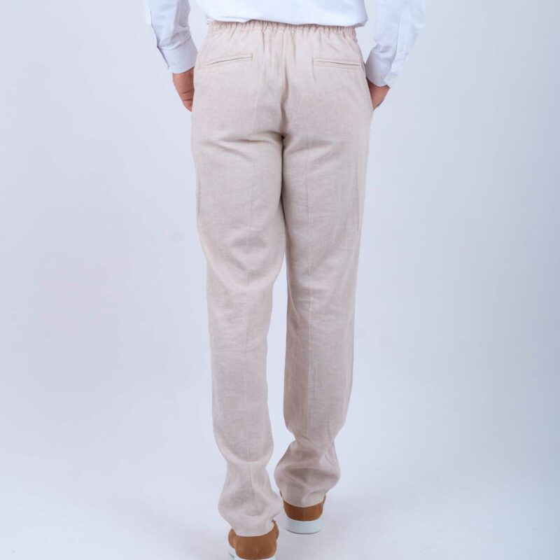 Pantalon Lin Beige Ref141 – Image 4