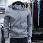 sweat capuche homme gris evasion premium