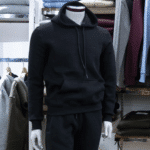 sweat capuche homme noir premium evasion