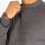 Pull Col Rond Gris – Image 4