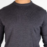 Pull Col Rond Gris.f – Image 2