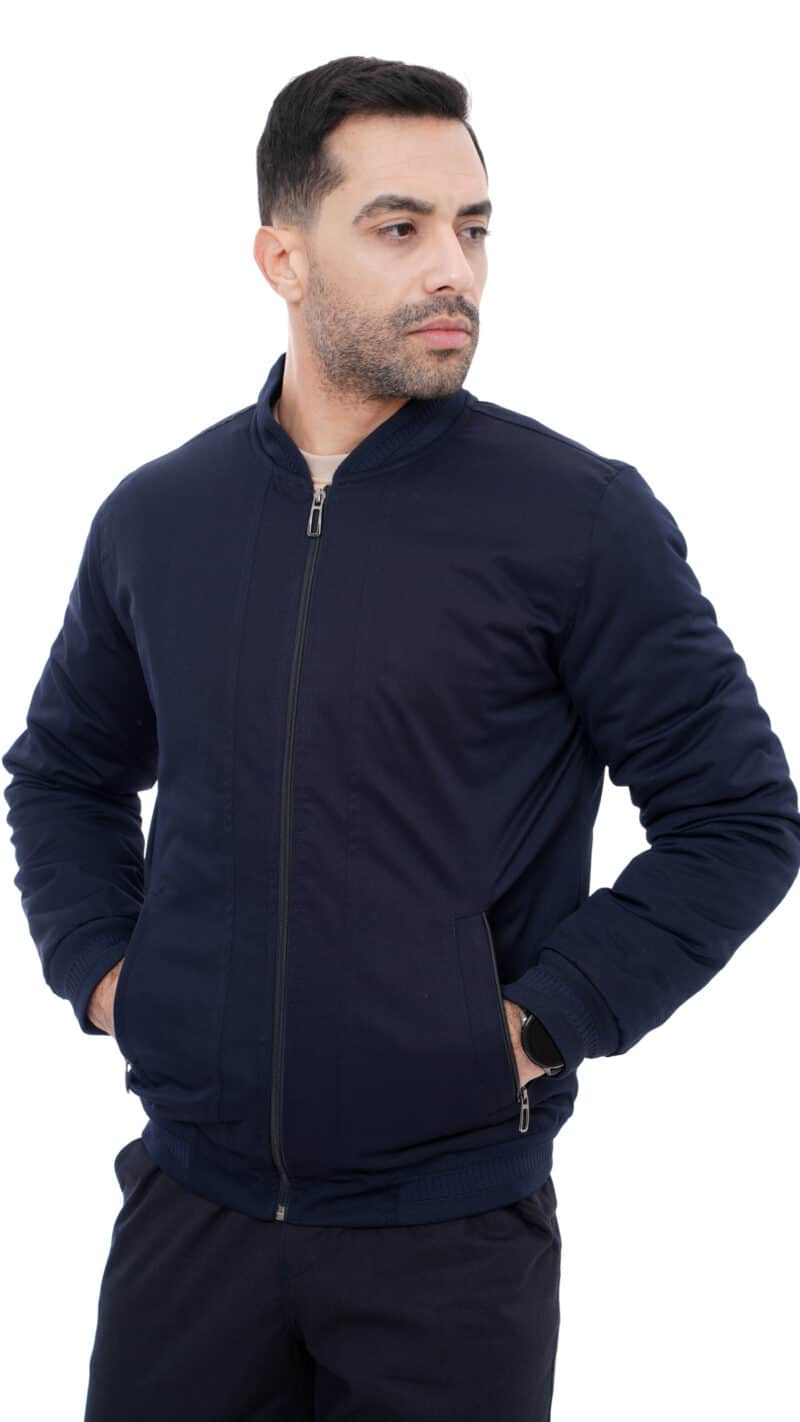 Blouson homme chic bleu